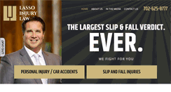 Desktop Screenshot of lassoinjurylaw.com