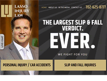 Tablet Screenshot of lassoinjurylaw.com